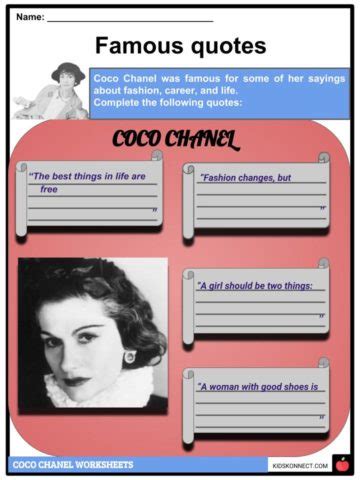 coco chanel information for kids.